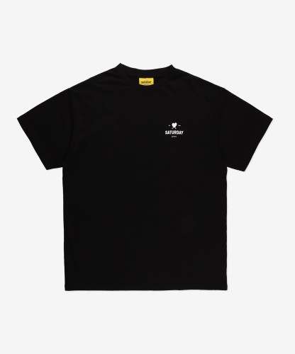T-Shirt Białe Serce Saturday